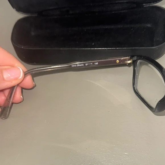 Coach Black and Gold Eyeglasses with Case - Picture 6 of 8